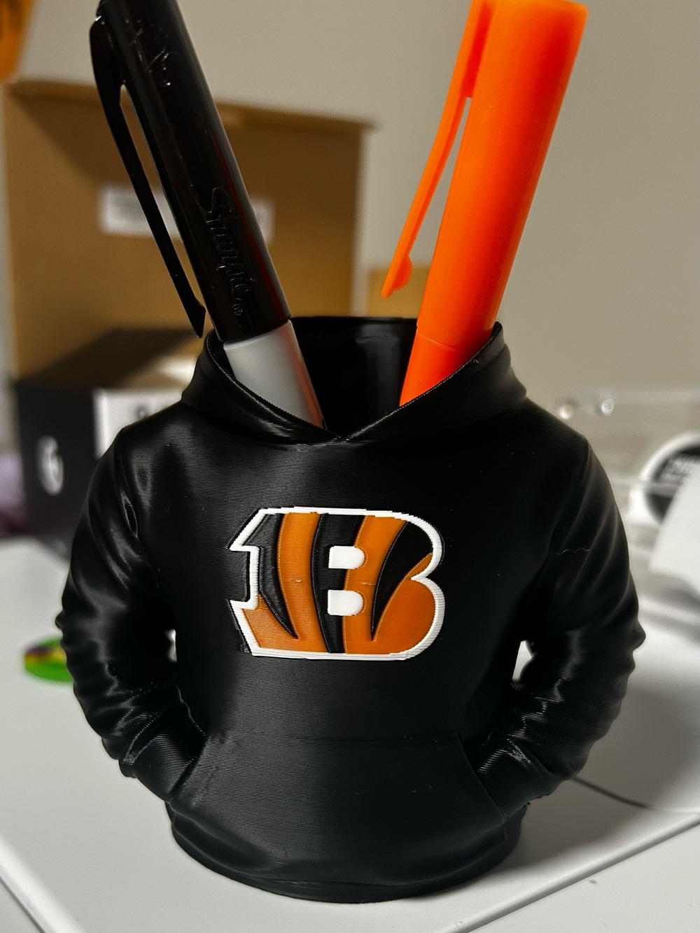 Cincinnati Bengals Hoodie Desk/Pen Organizer